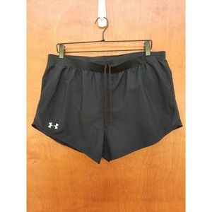Under Armour Black Heatgear Loose Running Shorts - Size XL